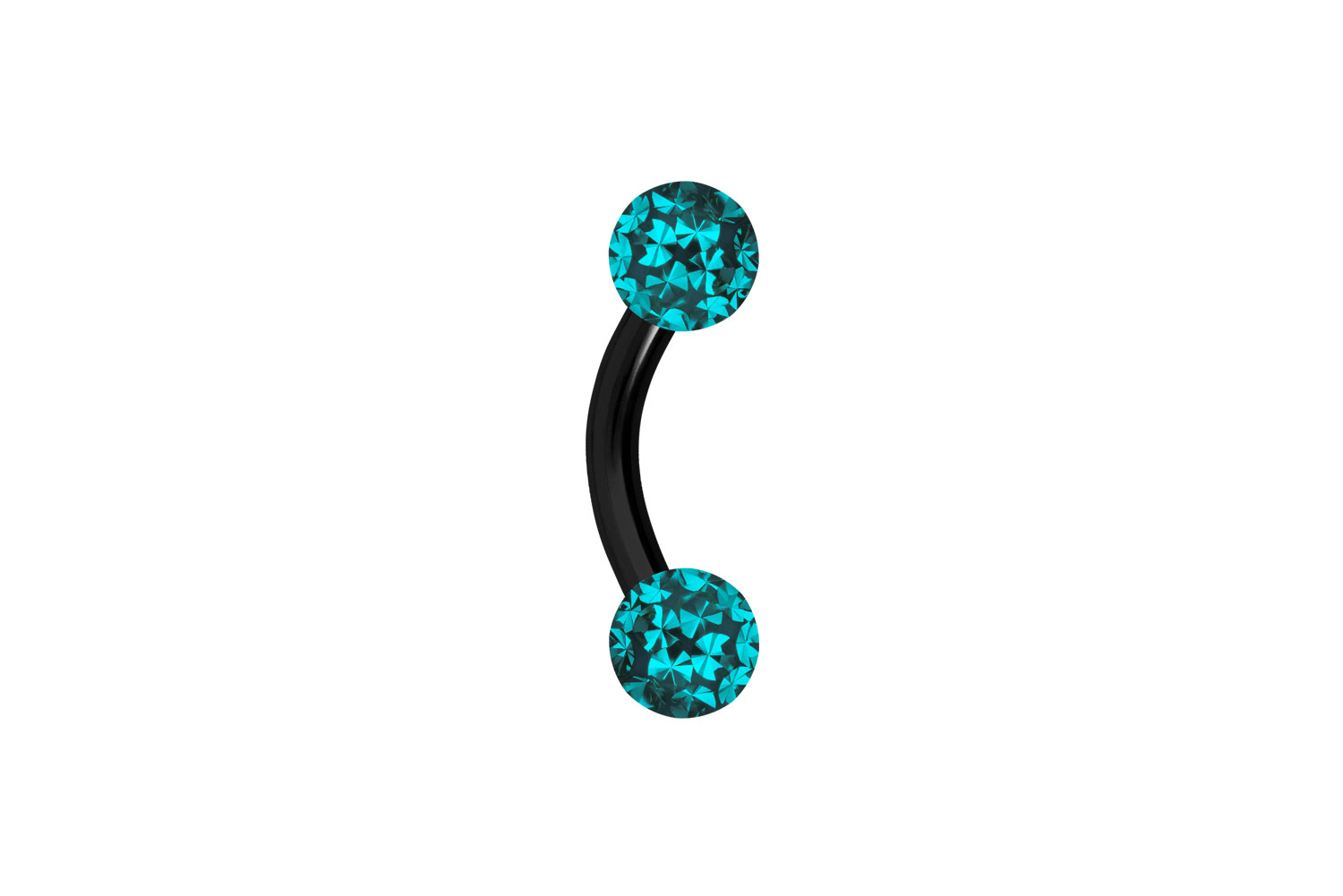 Chirurgenstahl Piercing Banane EPOXY-KUGELN